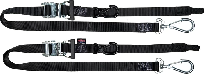 POWERTYE - 30572-SB - 1 1/2 in. Fat Straps w/ soft tie and swivel secure hook